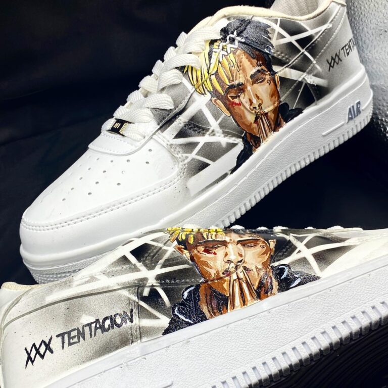 custom xxxtentacion air force 1