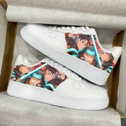 Anime Fire Force Air Force 1 Custom