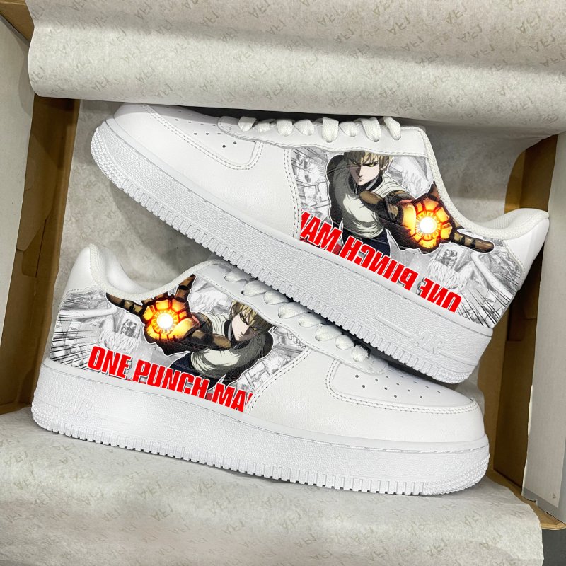One Puch Man Air Force 1 Custom,Child Emperor,One Puch Man Animes
