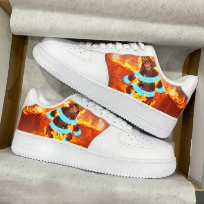 Anime Fire Force Air Force 1 Custom