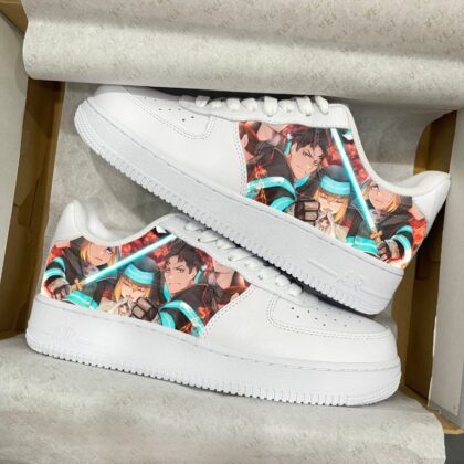 Anime Fire Force Air Force 1 Custom