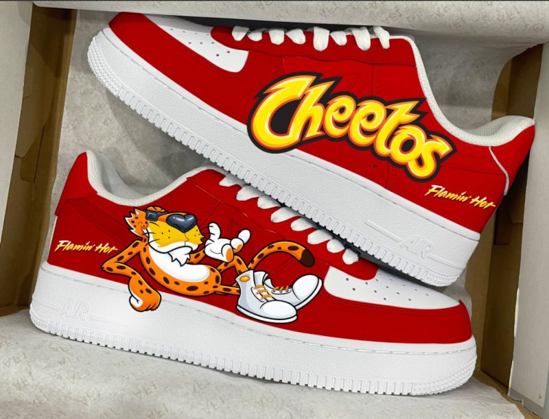 Flamin' Hot Cheetos Custom Nike Air Force 1