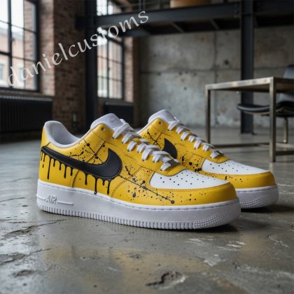 Yellow Drip Air Force 1 Custom